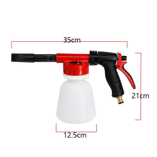 1L SNOW FOAM LANCE CANNON BOTTLE SOAP GUN SPRAYER HOSE FOR CAR PRESSURE WASHER