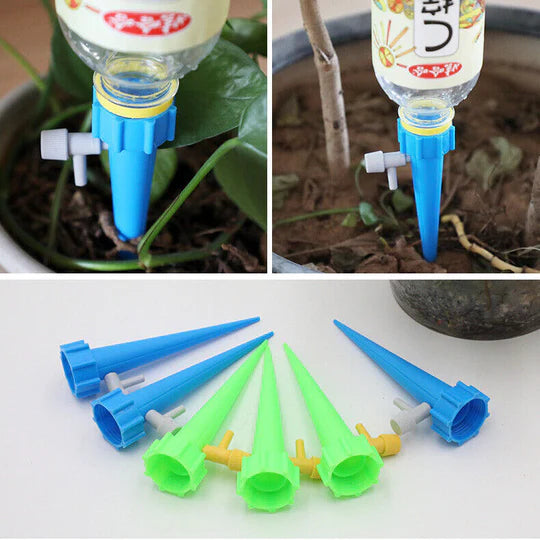 Drip Irrigation System Kit Drippers Self Watering Spikes Plant Flower Garden