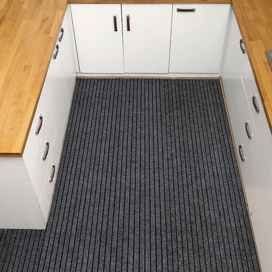 Non Slip Rubber Door Entrance Floor Mat Area Carpet Kitchen Hallway Runner Rug