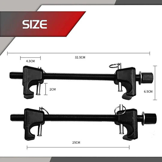 2X Heavy Duty Coil Spring Compressor Clamp Auto Car Truck Shocker Struts Replace