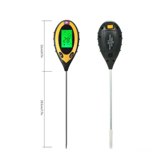 4 in 1 Soil PH Tester Moisture Sunlight Light Test Meter for Garden Plant Lawns