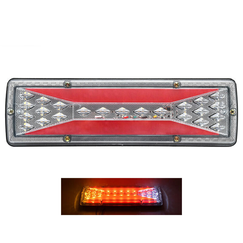 2X LED Trailer Lights Tail Lamp Stop Brake Dynamic Indicator 12V Taillight Pair