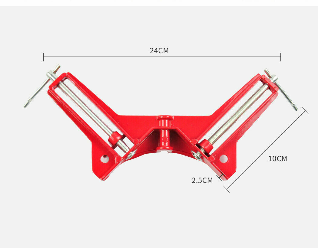 4-Piece Corner Clamp 90 Degree Right Angle Outside Vise Frame Holder Timber Work