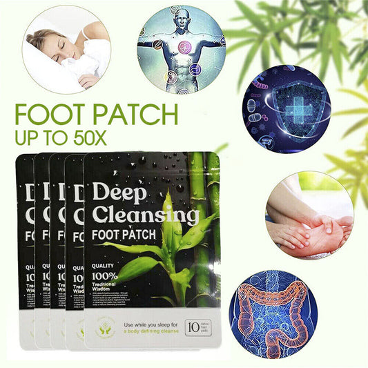 Up to 200x Detox Foot Patches Pads Body Toxins Feet Slimming Cleansing Herb