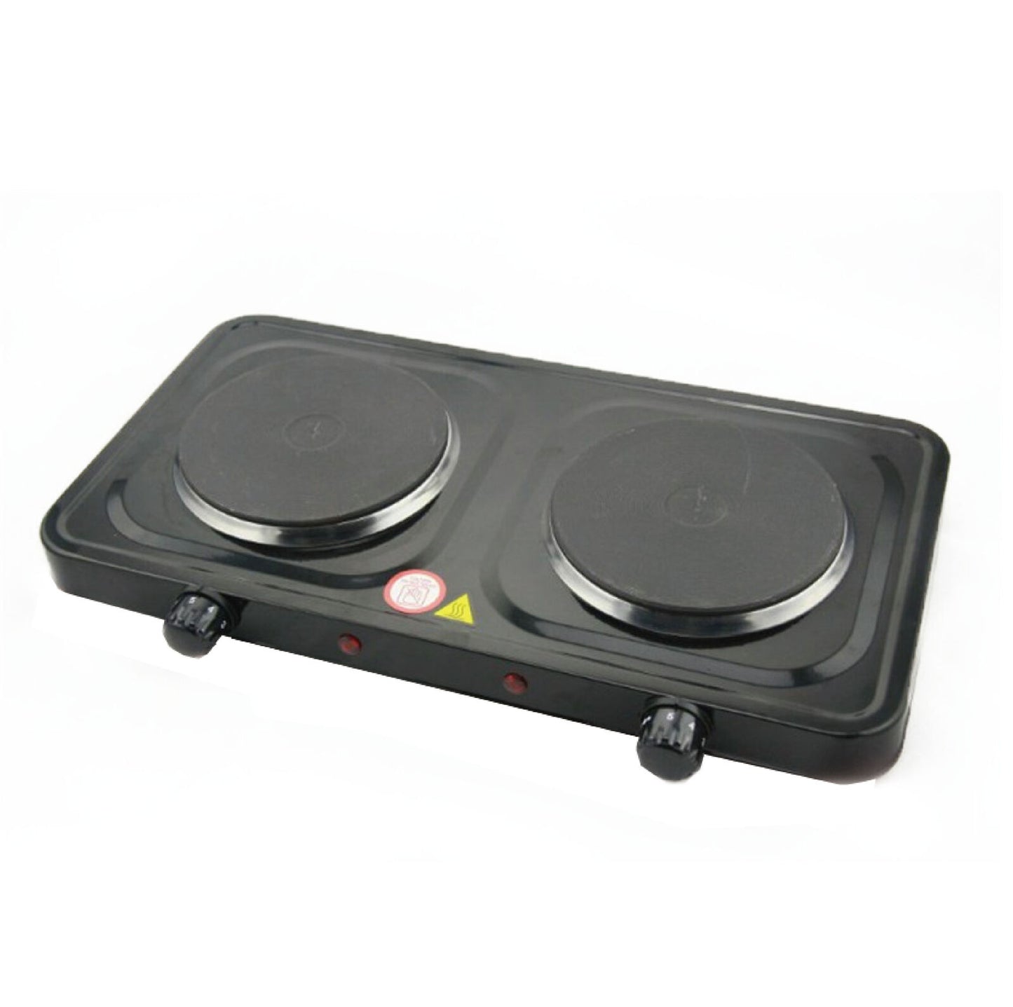 Double Hot Plate Electric Cooker Portable Table Top Hob 2000W