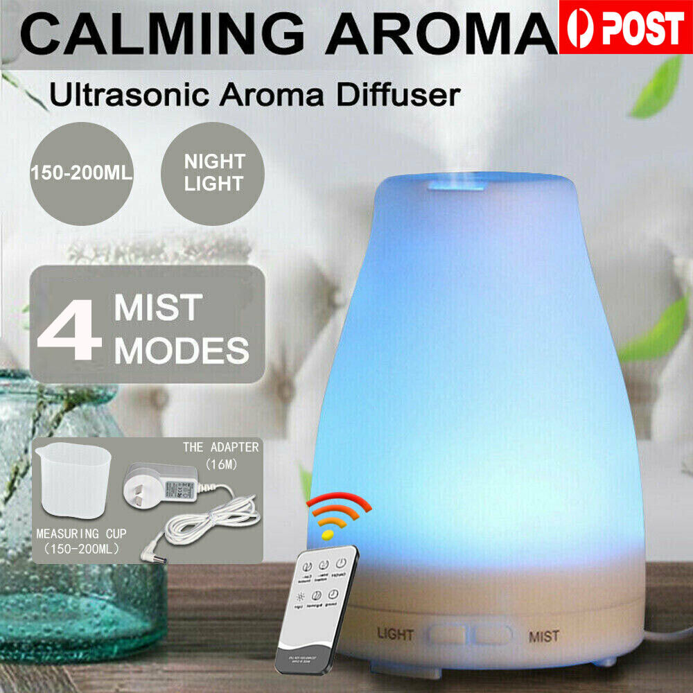 Essential Oil Humidifier Ultrasonic Air Diffuser Aroma Aromatherapy Air Purifier