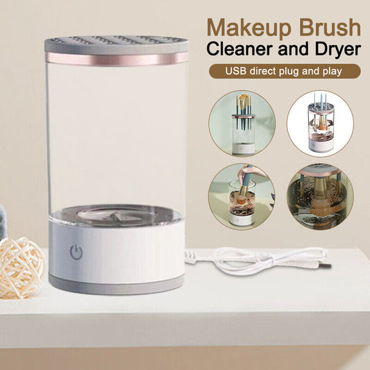 Automatic Brush Cleaner Electric Makeup Brush Cleaning Machine Fast Clean Dryer