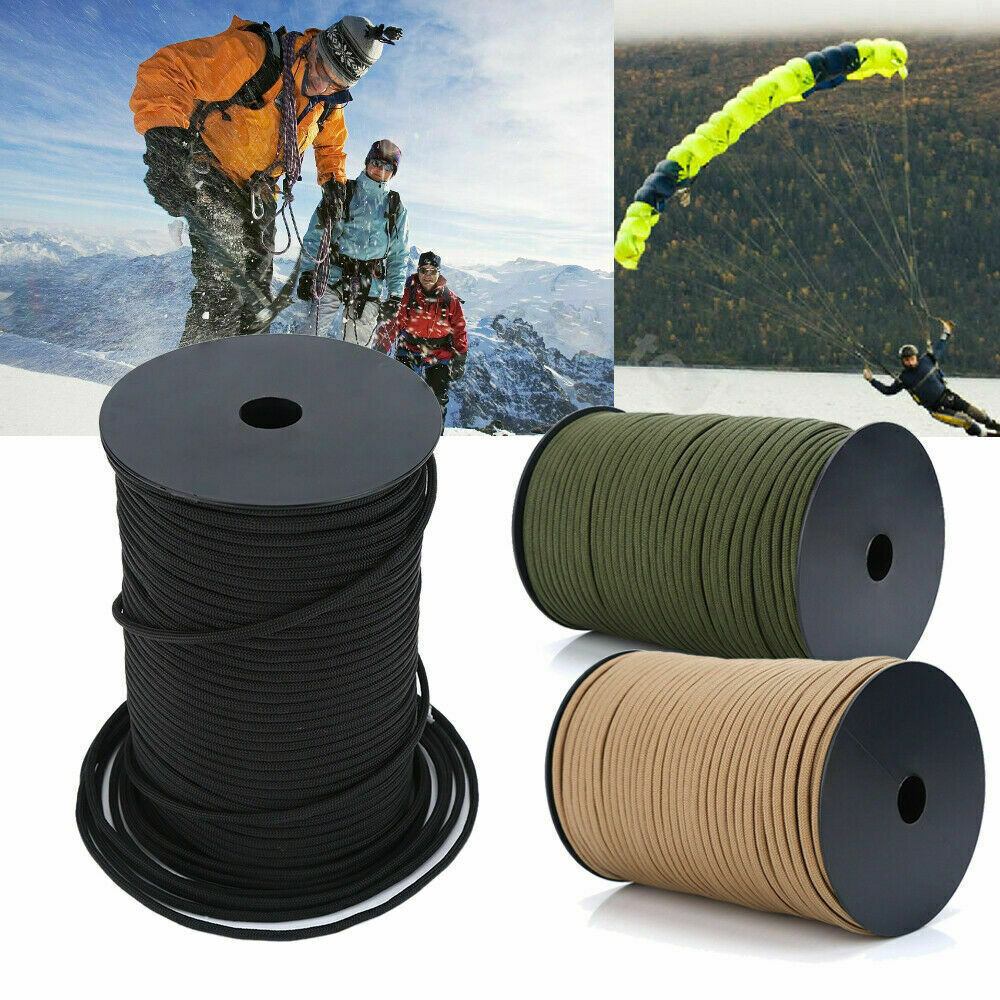 9 Strand Core Rope-100M 550 Paracord Parachute Cord Lanyard Mil Spec Type III