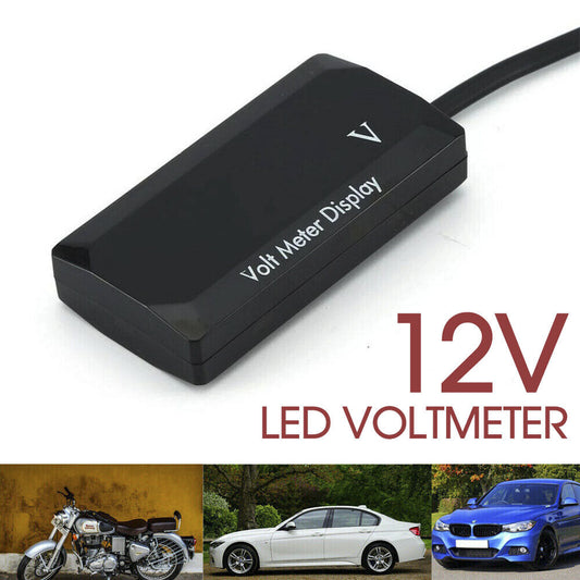 LED Digital Monitor DC 12V Volt Meter Display Battery Gauge Voltage Caravan/Car