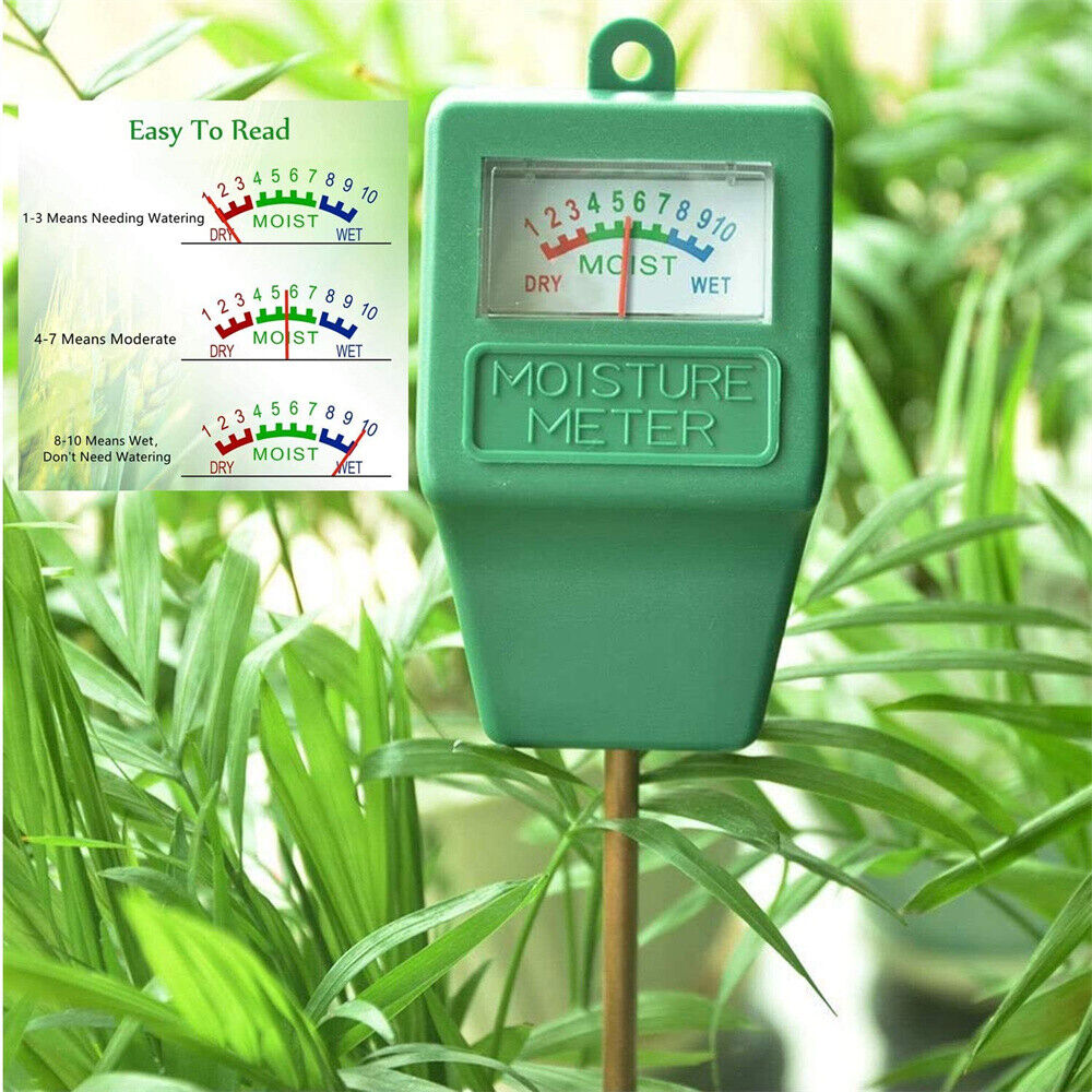 Soil Humidity Moisture Meter Water Sensor Test Monitor Hygrometer Plants Garden