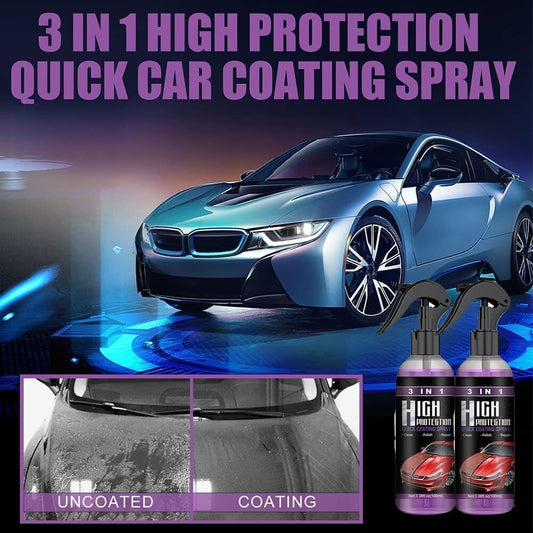 3in1 High Protection Quick Car Coat Ceramic Coating Spray Hydrophobic