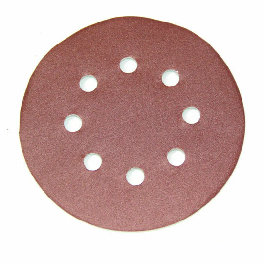 125pcs 125mm 5" Sanding Discs 60 80 100 120 240 Mixed Grit Orbital Sander Pads