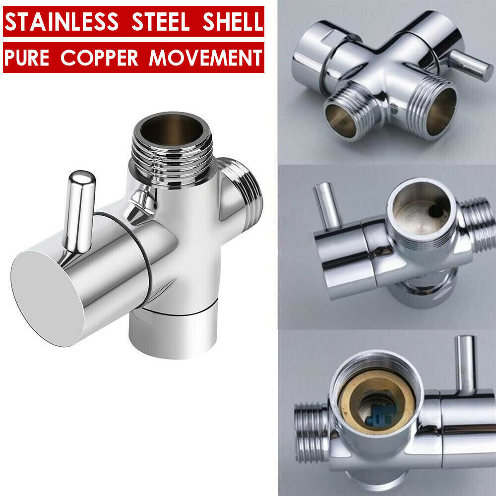 Stainless Steel Handheld Douche Bidet Toilet Spray Shower Shattaf Diverter