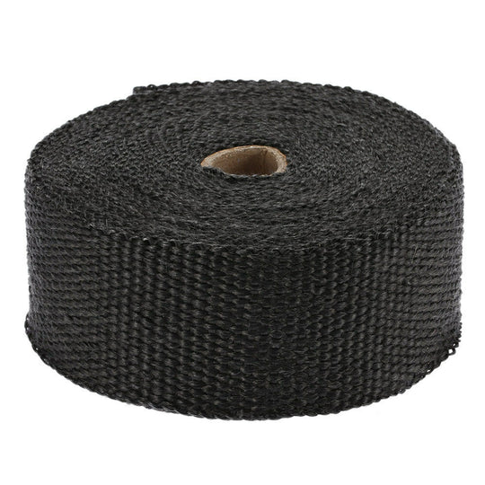 Heat Resistant 2000F Exhaust Wrap Black 15M*50mm + 10 Stainless Steel Ties