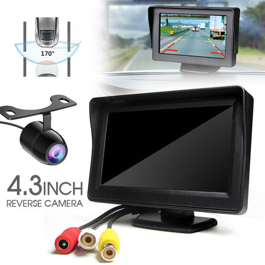 Reverse Camera Reversing Camera Rear Night Vision View Kit Waterproof HD Monitor