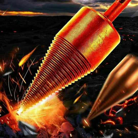 HIGH SPEED TWIST FIREWOOD DRILL BIT WOOD SPLITTER SCREW SPLITTING CONE DRIVER