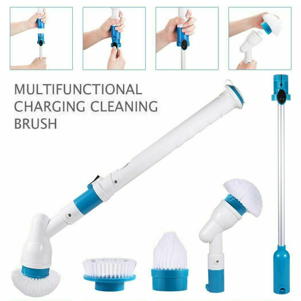 Turbo Spin Scrub Mop Bath Cleaning Brush High Floor Scrubber Hurricane Home