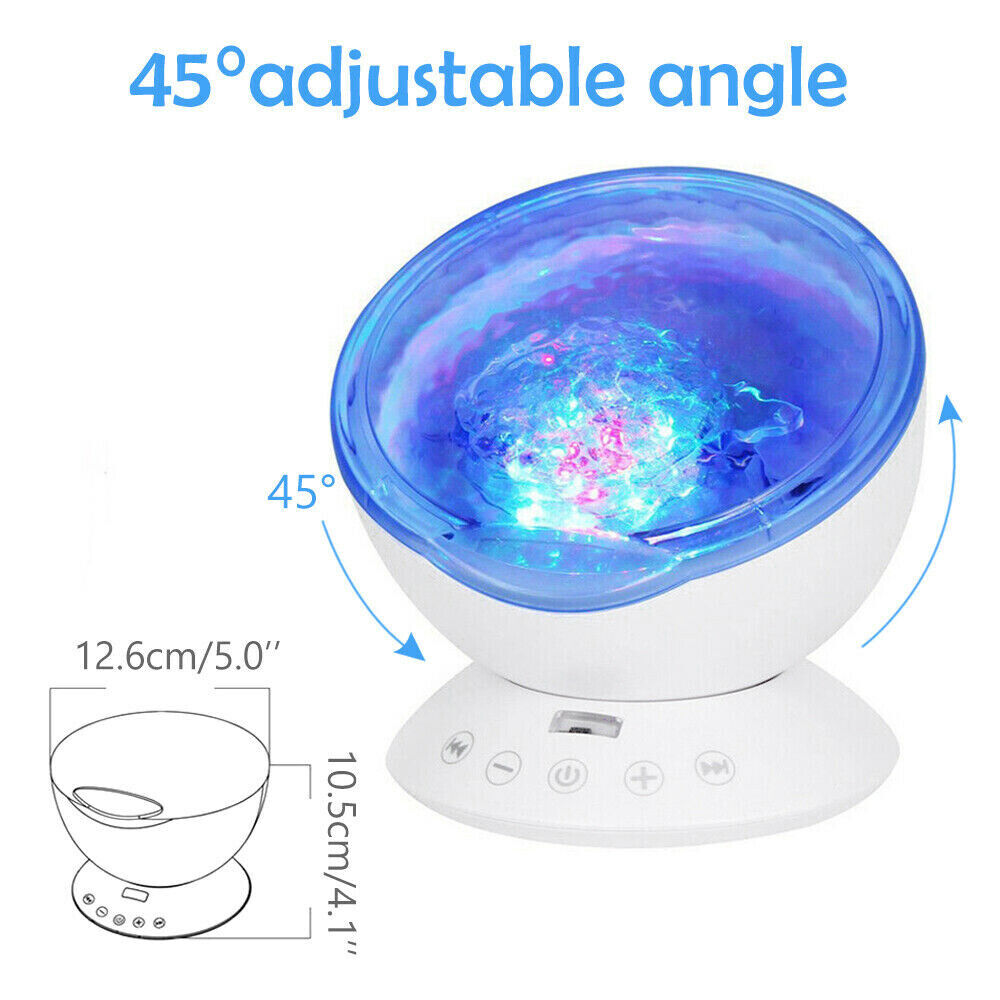 LED Night Light Projector Galaxy Starry Ocean Star Sky Baby Room Party Lamp