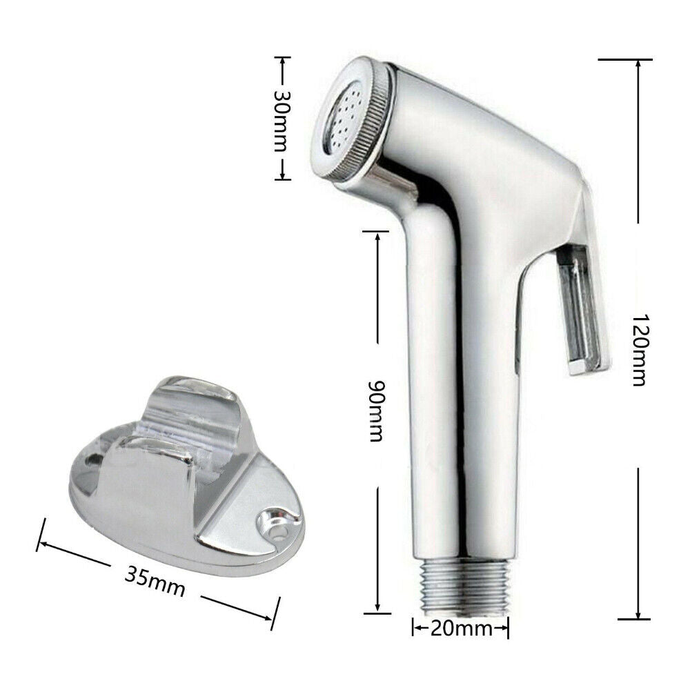 Stainless Steel Handheld Douche Bidet Toilet Spray Shower Shattaf Diverter