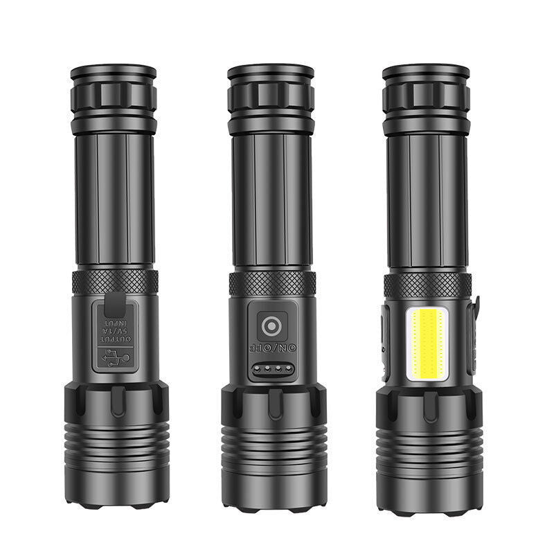 9900000Lumens Super Bright Tactical Flashlight Zoomable Rechargeable Torch Light