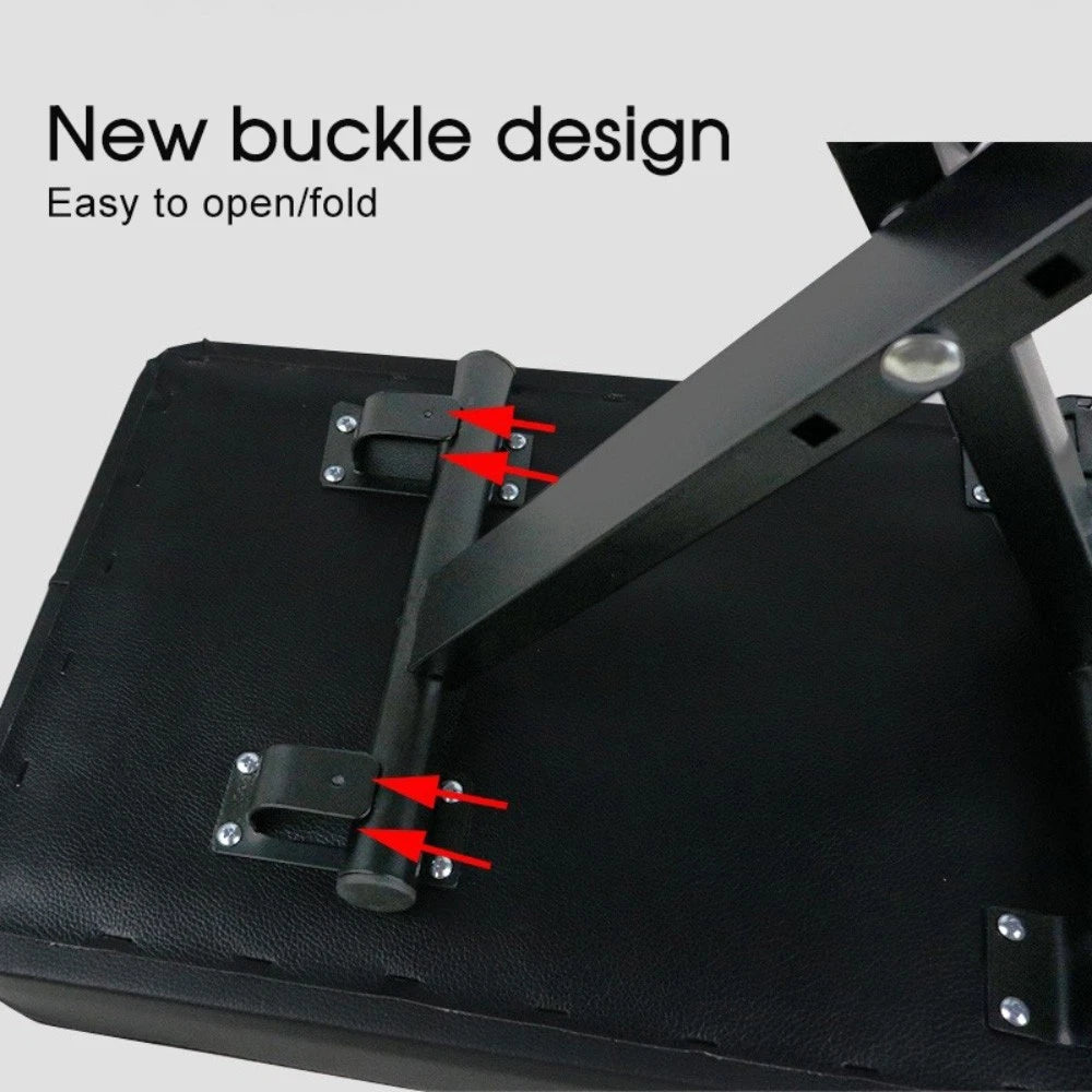 3-Way Adjustable Piano Stool Folding Keyboard Bench Chair with Padded Seat