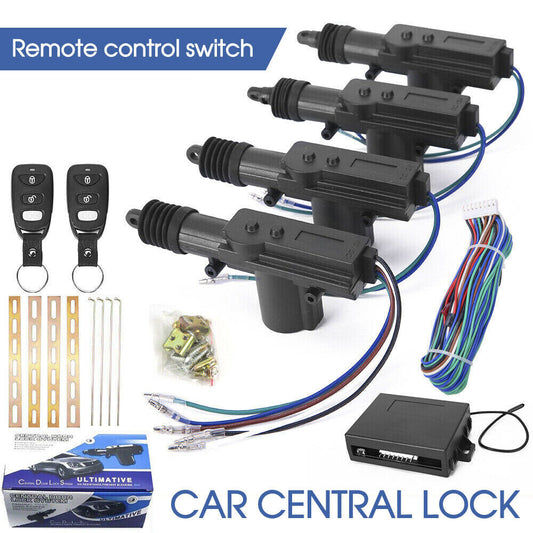 Remote Car Control Central Lock System Auto Locking Security Keyless Entry Kit