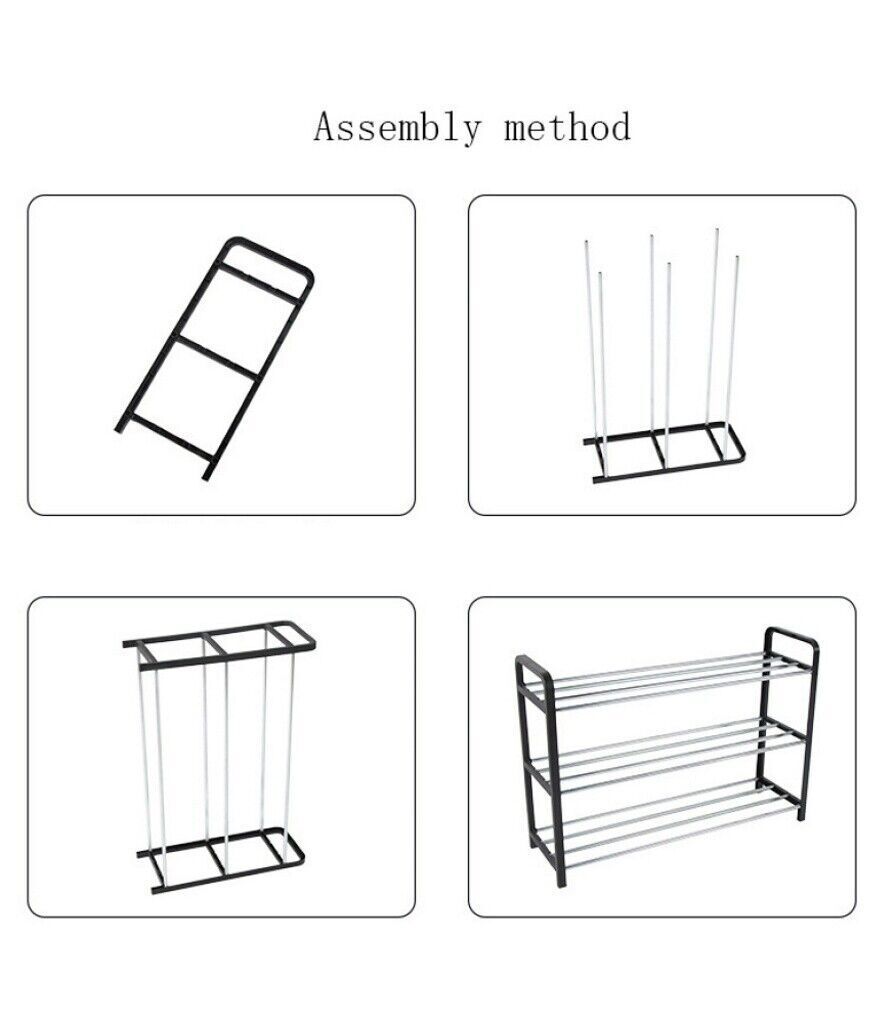 5 Tiers Shoe Rack Storage Organizer Shelf Stand Shelves 5 Tiers Layers Shoe Storage