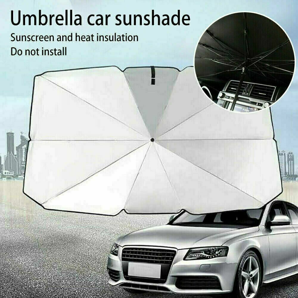 Foldable Car Windshield Sunshade Umbrella Front Window Cover Visor Sun Shade