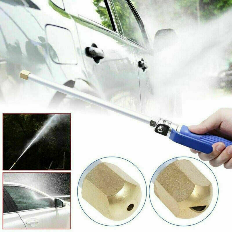 Hydro Jet High Pressure Power Washer Water Spray Gun Nozzle Wand Cleaner