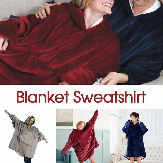 Blanket Sweatshirt Ultra Plush Blanket Soft & Warm