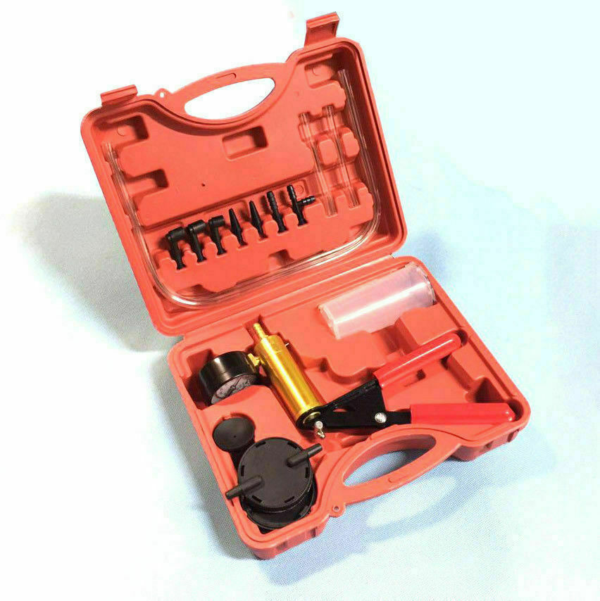 Hand-Held Brake Bleeder Tester Set Bleed Kit Car Motorbike Bleeding Vacuum Pump