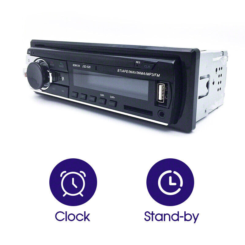 Car Bluetooth In-dash Radio Stereo Audio Head Unit Player 1 DIN