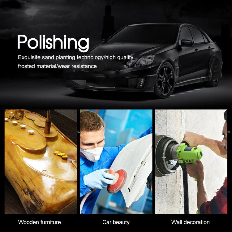 125mm 5" Sanding Discs 8-Hole 60-3000 Grit Orbital Sander Pads Sandpaper 100pcs