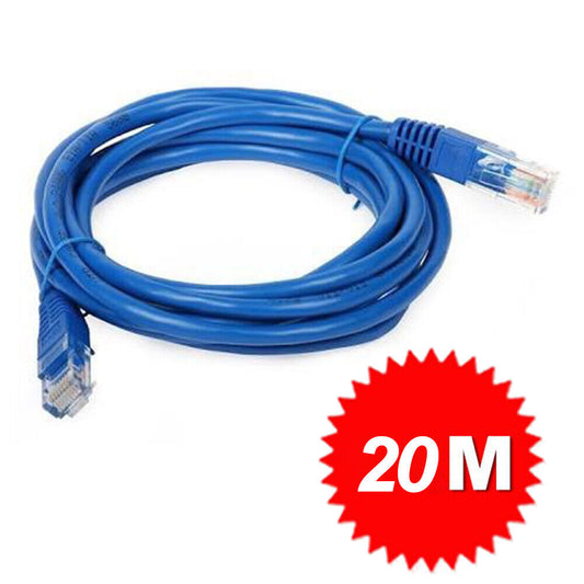 20m Ethernet Network Lan Cable CAT6 1000Mbps