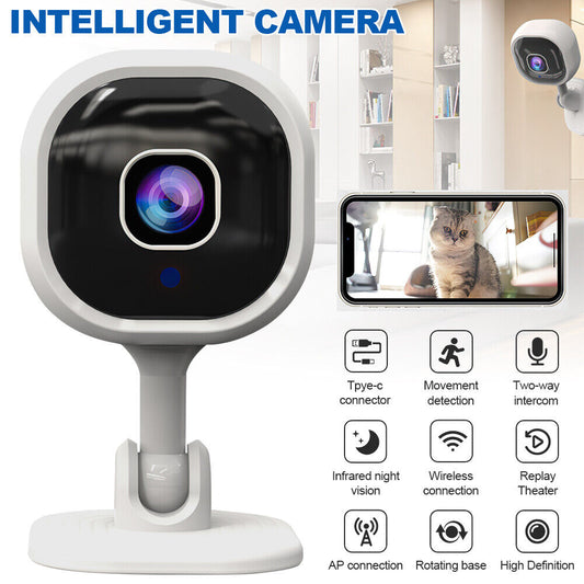 HD 1080P Plug in WiFi Indoor MINI IP Camera Home Security CAM Night Vision