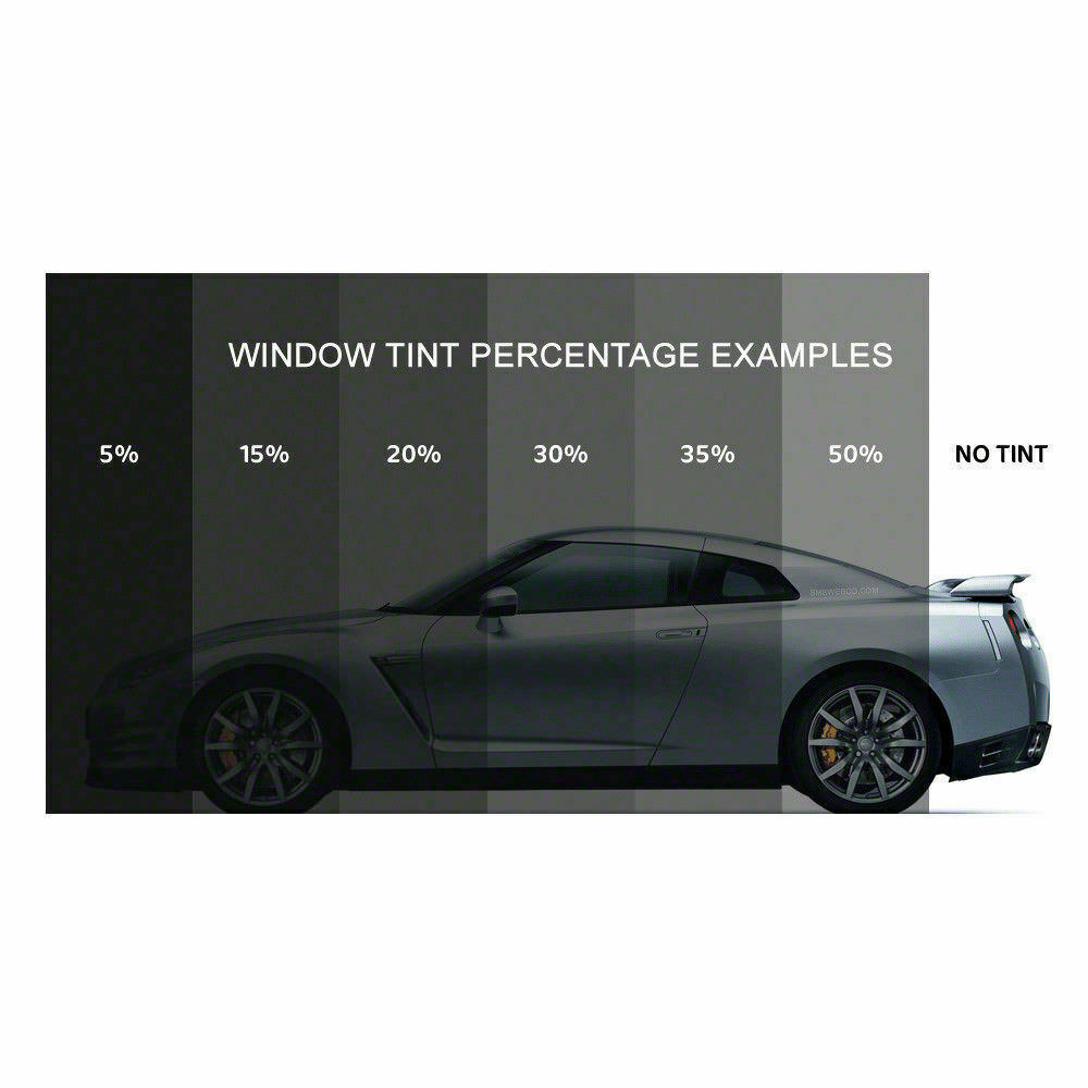 5%15%30%35%VLT Window Tint Film Black Roll Car Home 760mm x7m + Window Tinting Tools Kit