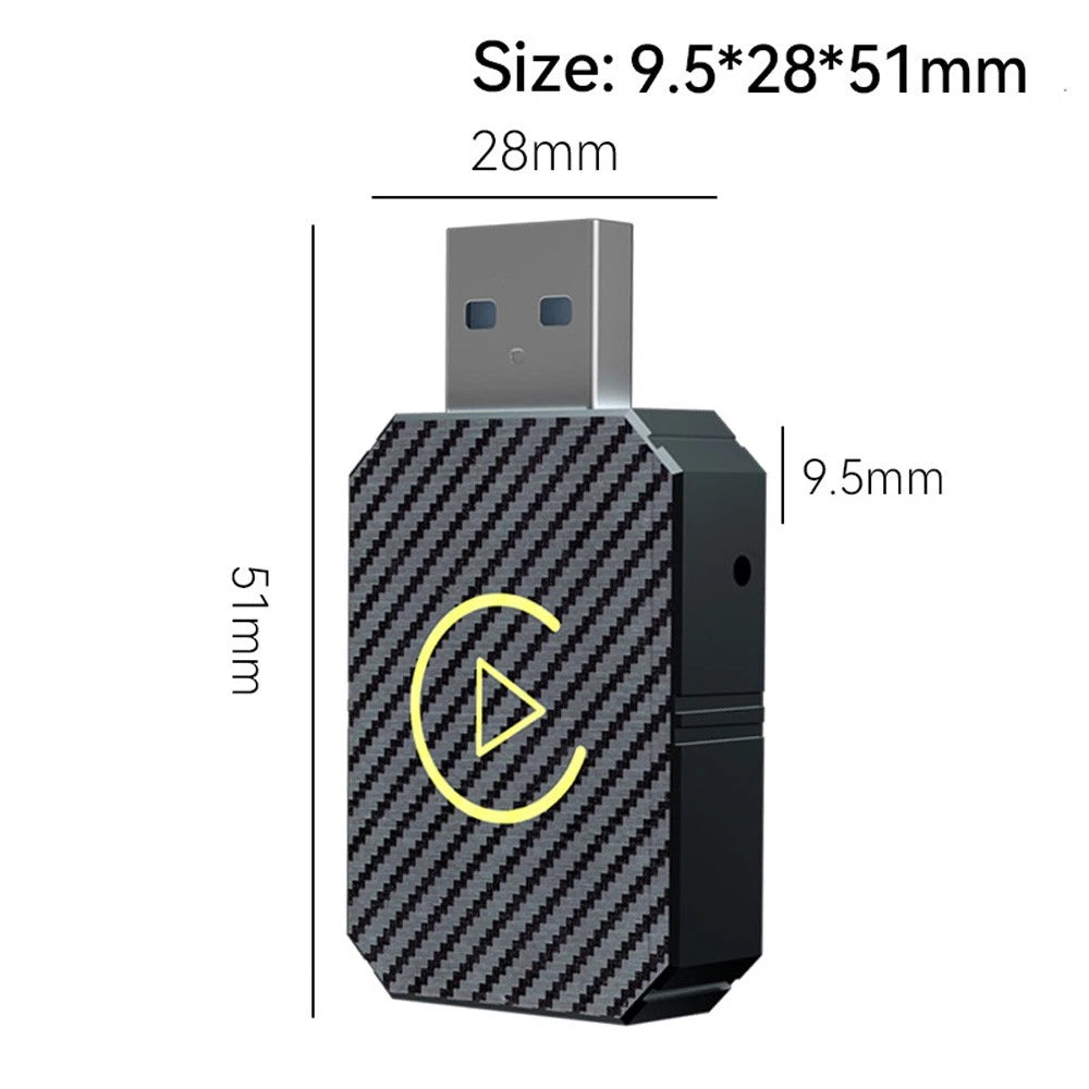 USB Wireless CarPlay Adapter For iPhone Apple Wireless Carplay Dongle Plug Play