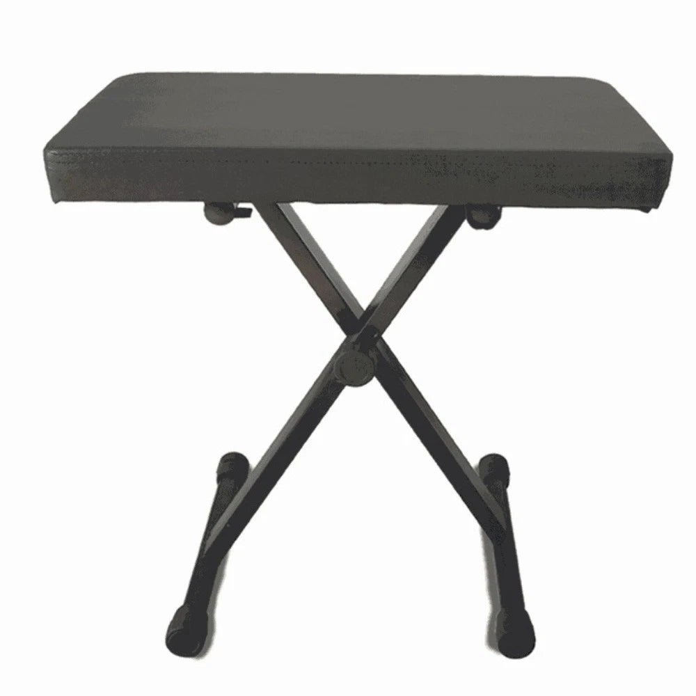 3-Way Adjustable Piano Stool Folding Keyboard Bench Chair with Padded Seat