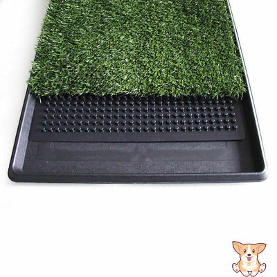 1xIndoor Dog Pet Potty Zoom Park Training Portable Mat Toilet Pad Tray