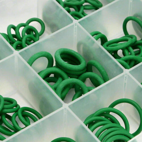 270 PCS AIR CONDITIONING O RING ASSORTMENT KIT GREEN AIR CON 18 SIZES ORING GAS