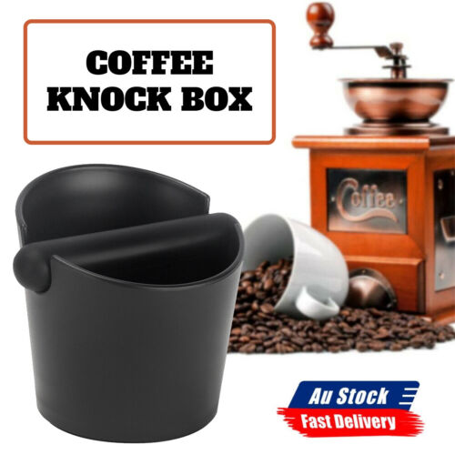 PRO Coffee Knock Bin CREMA Espresso Grinds Tamper Waste Box Container Tamp Tube