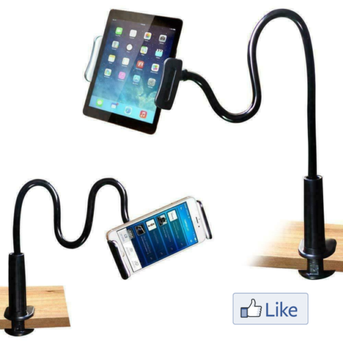 Black 360°Rotating Tablet Stand Holder Lazy Bed Desk Mount NEW