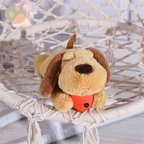 Pets Toy Heartbeat Soft Plush Sleeping Buddy Pet Dog Anxiety Behavioral Aid