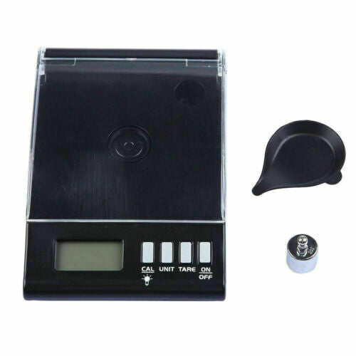 0.001g 30g Electronic Digital Milligram Pocket Jewellery Scale LCD Display Black