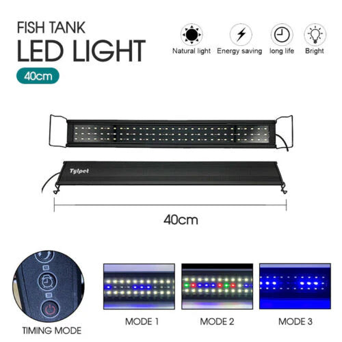 40/60/90 AU AQUARIUM LIGHT LIGHTING FULL SPECTRUM AQUA PLANT FISH TANK LED LAMP
