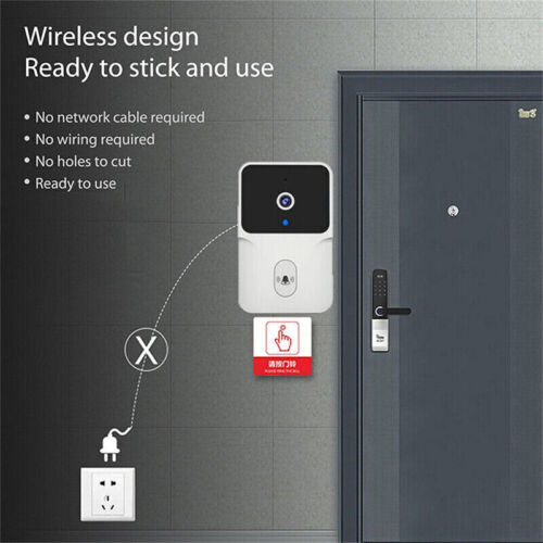 Wireless Video DoorbellDoor Bell WiFi Smart Intercom Ring Security Phone Camera