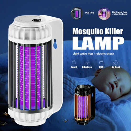 Electric Bug Zapper Fly Mosquito Insect Killer Pest Control Lamps LED Light Trap