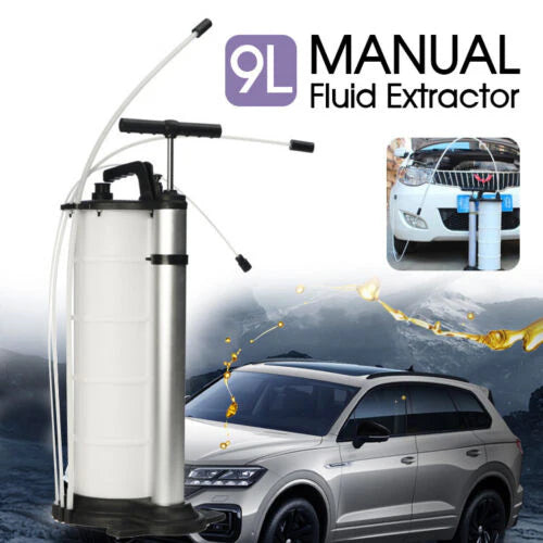 OIL EXTRACTOR 9L WASTE OIL & FLUID VACUUM TRANSFER PUMP SUCTION PUMP