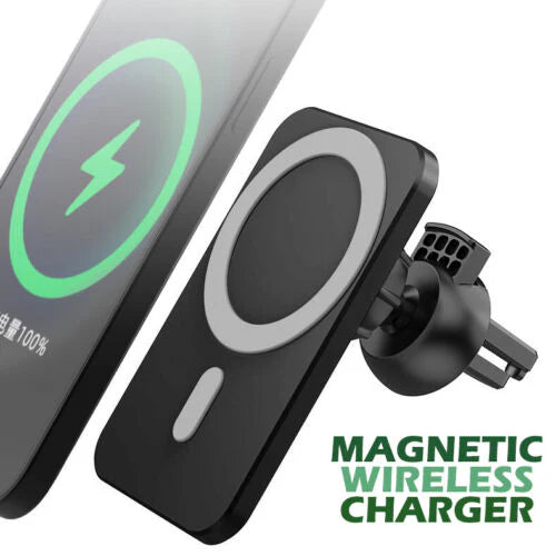 MAGNETIC WIRELESS CHARGER CAR HOLDER WIRELESS MOUNT FOR IPHONE 13 14 PRO MAX
