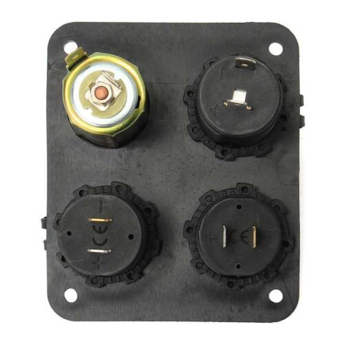12/24V Switch Panel Car Cigarette Lighter Socket Boat USB Charging Voltmeter